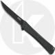 CRKT Jumbones Blackout 7532K - Jeff Park Folder - Black TiNi Trailing Point Blade - Black Aluminum - Liner Lock Flipper Folder