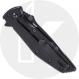 CRKT Slag 7600K Knife - Assisted - Black Oxide D2 Drop Point - Black Stainless Steel - Flipper Folder