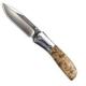 Columbia River Knife and Tool CRKT Carson M4 Knife, Wood, CR-M402W