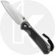 Chris Reeve Large Sebenza 31 Knife - L31-1124 - Stonewash CPM MagnaCut Insingo - Bog Oak / Glass Blasted Titanium