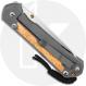Chris Reeve Large Sebenza 31 Knife - L31-1126 - Stonewash CPM MagnaCut Insingo - Box Elder / Glass Blasted Titanium