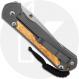 Chris Reeve Large Sebenza 31 Knife - L31-1132 - Stonewash CPM MagnaCut Tanto - Box Elder / Glass Blasted Titanium