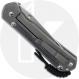 Chris Reeve Large Sebenza 31 Knife - L31-1232 - Stonewash CPM MagnaCut Tanto - Black Canvas Micarta / Glass Blasted Titanium