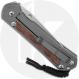 Chris Reeve Large Sebenza 31 Knife - L31-1234 - Stonewash Tanto - Natural Canvas Micarta / Glass Blasted Titanium