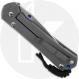 Chris Reeve Large Sebenza 31 Knife - L31-1644 - Stonewash CPM MagnaCut Drop Point - Glass Blasted Titanium