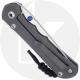 Chris Reeve Large Inkosi LIN-1042 - Stonewash MagnaCut Tanto - Sandblast Ti - USA Made