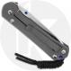 Chris Reeve Knives - Small Sebenza 31 Knife - S31-1008 - Stonewash MagnaCut Insingo - Sandblast Titanium