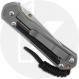 Chris Reeve Small Sebenza 31 Knife - S31-1134 - Stonewash CPM MagnaCut Tanto - Macassar Ebony / Glass Blasted Titanium