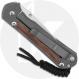 Chris Reeve Small Sebenza 31 Knife - S31-1212 - Stonewash CPM MagnaCut Drop Point - Natural Canvas Micarta / Sandblast Titanium