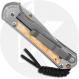 Chris Reeve Small Sebenza 31 Knife - S31-1628 - Polished CPM MagnaCut Drop Point - Box Elder Burl / Polished Titanium
