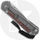 Chris Reeve Small Sebenza 31 Knife - S31-1660 - Stonewash CPM MagnaCut Drop Point - Natural Canvas Micarta / Glass Blasted Titan