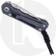 Chris Reeve Small Inkosi SIN-1012 Knife - Stonewash MagnaCut Drop Point - Black Canvas Micarta / Sandblast Titanium