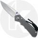 Chris Reeve Small Inkosi SIN-1108 Knife - Stonewash MagnaCut Drop Point - Glass Blasted Titanium