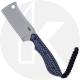 CRKT S.P.E.C. - 2398 - Alan Folts - Compact Cleaver Fixed Blade - Blue / Black G10