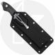 CRKT Razel Fixed 4037 - Jon Graham Compact EDC - D2 Chisel Blade - Black Resin Infused Fiber Handle
