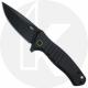 CRKT Dextro 6295 - TJ Schwarz EDC - Black TiNi Drop Point - Black Aluminum - Flipper Folder