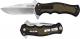 Cold Steel Crawford Model 1 20MWC Knife Wes Crawford Clip Point Black Zy-Ex with OD Rubber Flipper Folder