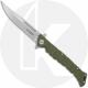 Cold Steel Medium Luzon - Stonewash Clip Point - Olive Drab GFN - 20NQL-ODSW