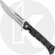 Cold Steel 20NQX Luzon Mike Wallace Balisong Inspired Clip Point Flipper Knife Black GFN Handle