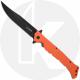 Cold Steel Large Luzon - Black Clip Point - Orange GFN - 20NQX-ORBK