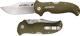 Cold Steel 21A Bush Ranger Lite Mike Wallace EDC Clip Point Folder with OD Green GFN Handle