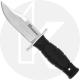 Cold Steel Mini Leatherneck Clip Point 39LSAB - Value Price EDC - Satin Clip Point Fixed Blade - Black Kray-Ex - Secure-Ex Sheat