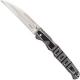 Cold Steel Frenzy III 62PV3 Knife Andrew Demko Wharncliffe Gray Black G10 Locking Folder