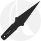 Cold Steel Black Fly Throwing Knife 80STMA - Single Piece Black Carbon Spring Steel - Dagger Style