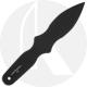 Cold Steel Micro Flight Throwing Knife 80STMB - Single Piece Black Carbon Spring Steel - Spear Point