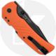 Cold Steel Engage FL-30DPLD-BO - Black Stonewash 4116SS Clip Point - Blaze Orange GFN - Atlas Lock Folder