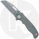 Demko AD20.5 Knife - CPM 3V Shark Foot - Smooth Titanium - Shark-Lock