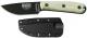 ESEE Knives ESEE-3HM-K Black Drop Point - Traditional Micarta Handle - Black Kydex Sheath