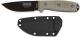 ESEE Knives ESEE-3PM-B Black Drop Point - Micarta Handle - Modified Pommel - Black Molded Sheath