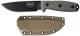 ESEE Knives ESEE-4P Black Drop Point - Micarta Handle - Coyote Brown Molded Sheath