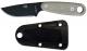 ESEE Knives IZULA-II-B Black Drop Point - Micarta Handle - Black Molded Sheath