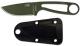 ESEE Knives IZULA-OD Olive Drab Drop Point Neck Knife - Black Molded Sheath