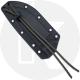 ESEE Knives ESEE-4 - 4P35V-002 - Stonewash S35V Drop Point - Gray / Black 3D G10 Handle - Black Molded Sheath