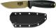 ESEE Knives ESEE-4 - 4PDE-001 - Dark Earth Drop Point - Black 3D G10 Handle - Black Molded Sheath