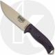 ESEE 5 5PDT-004 Fixed Blade Knife - Desert Tan Drop Point - Red/Black 3D G10 Handle - Glass Breaker Pommel - Black Molded Sheath