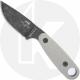 ESEE IZULA-II-B-BO Knife - Black Oxide Tumbled Blade - Canvas Micarta Handle - Black Molded Sheath