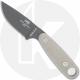 ESEE IZULA-II-TG Knife - Gunsmoke Powder Coat Blade - Canvas Micarta Handle - Black Molded Sheath