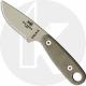 ESEE Knives IZULA-II-DT Desert Tan Drop Point - Micarta Handle - Black Molded Sheath