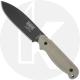 ESEE Knives ESEE-LS-P-TG Laser Strike Gunsmoke Gray Drop Point - Micarta Handle with Storage - Black Kydex Sheath