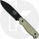 ESEE Knives ESEE-LS-P-E Laser Strike Black Drop Point - Removable Micarta Handle - Black Molded Sheath