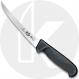 Victorinox 5.6603.15BK Boning Knife - 6 Inch Curved Semi Stiff - Black Fibrox