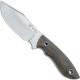 Fox Knives Vox Njall FX-511 Knife Jesper Voxnaes Clip Point Fixed Blade Canvas Micarta Made In Italy