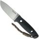 Fox Knives Blackfox BF-710 Vesuvius Bushcraft Knife Alfredo Doricchi Drop Point Fixed Blade Black G10 Made In Italy