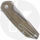 GiantMouse ACE Corta Knife - Satin Bohler M390 - Green Canvas Micarta