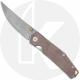 GiantMouse ACE Clyde Knife - Stonewash Elmax - Natural Canvas Micarta