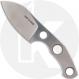 GiantMouse GMF1 Fixed Blade Knife - Satin N690 Modified Drop Point - Leather Sheath